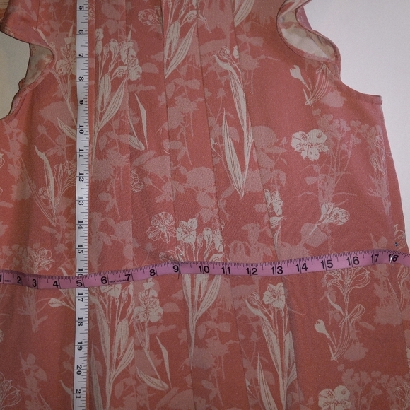 BCBGeneration Peach Floral Dress- Small - Picture 5 of 6